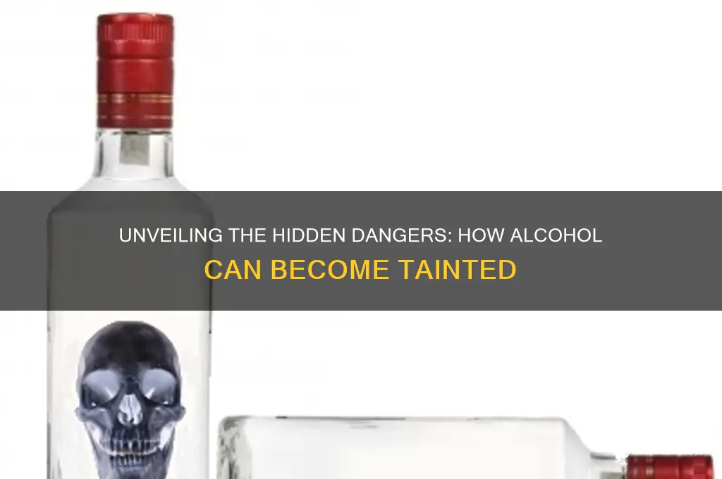 how is alcohol tainted