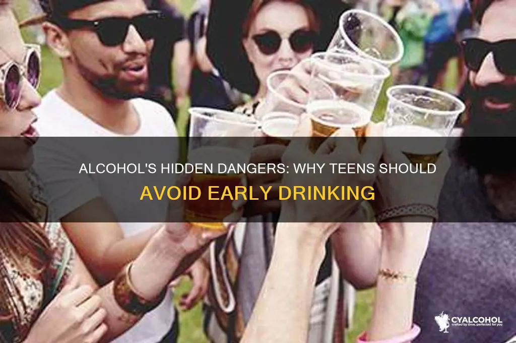 how is alcohol unhealthy for teens