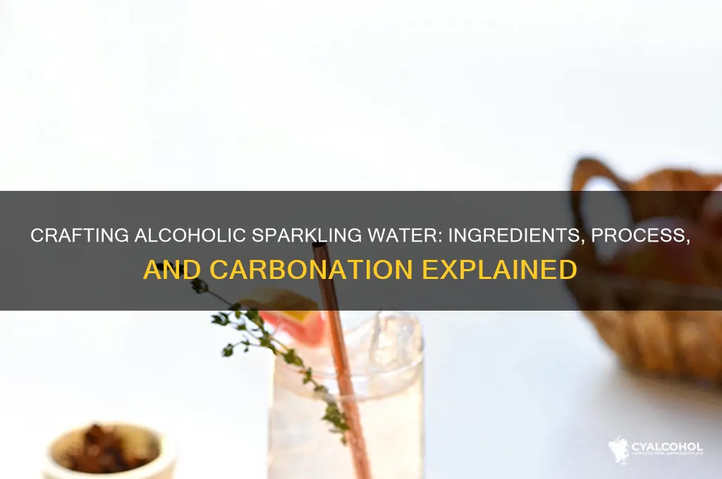 how is alcoholic sparkling water made