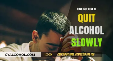 Gradual Steps to Quit Alcohol: A Slow and Steady Approach
