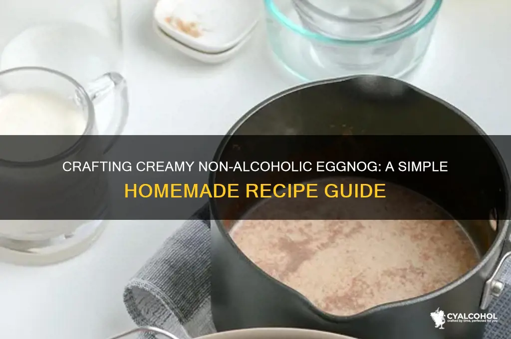 how is non alcoholic eggnog made