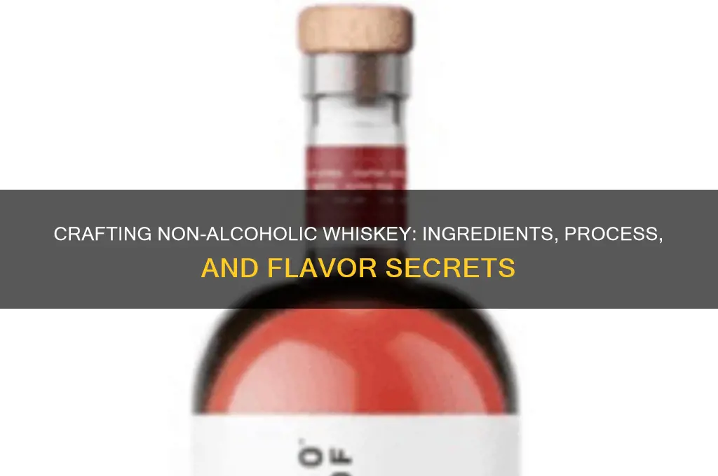 how is non alcoholic whiskey made