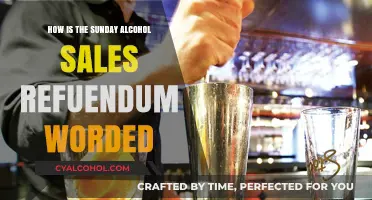 Understanding the Sunday Alcohol Sales Referendum Wording: A Detailed Breakdown