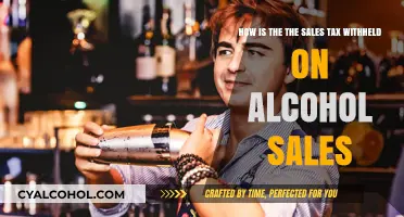 Sales Tax on Alcohol: Withheld at Source