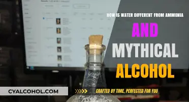 Water, Ammonia, and Mythical Alcohol: Unique Properties