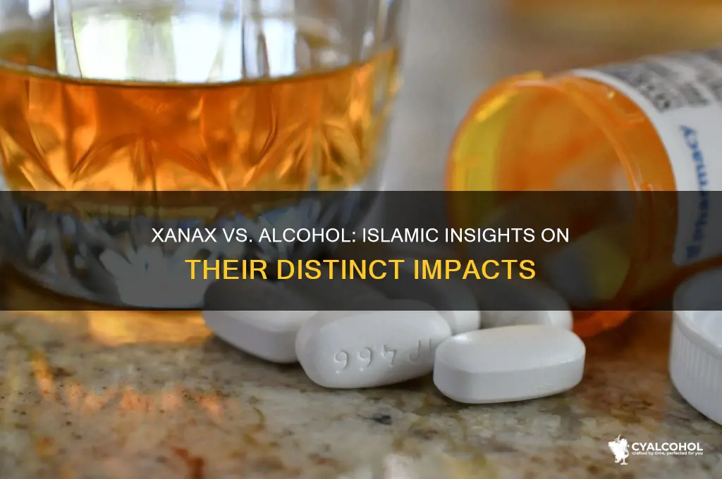 how is xanax different from alcohol islamic perspective