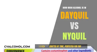 Alcohol Content Comparison: DayQuil vs. NyQuil - What's the Difference?