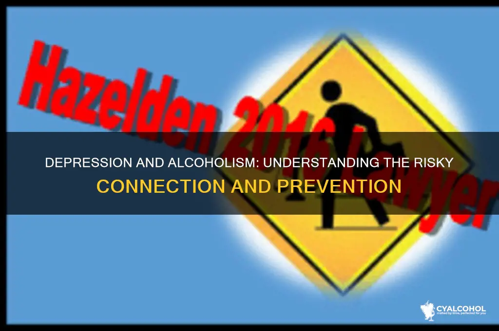 how likely to become an alcoholic if depressed
