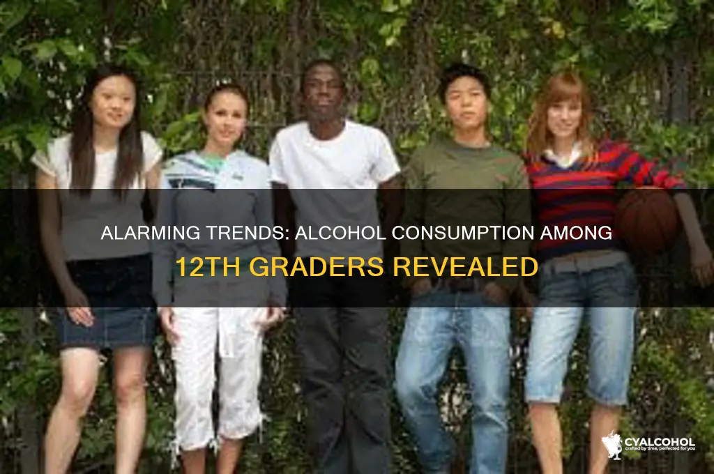 how many 12t graders consume alcohol
