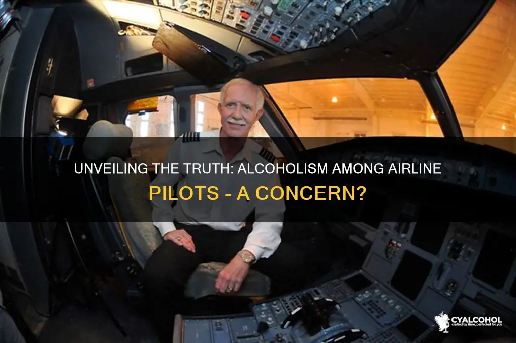 how many airline pilots are alcoholics
