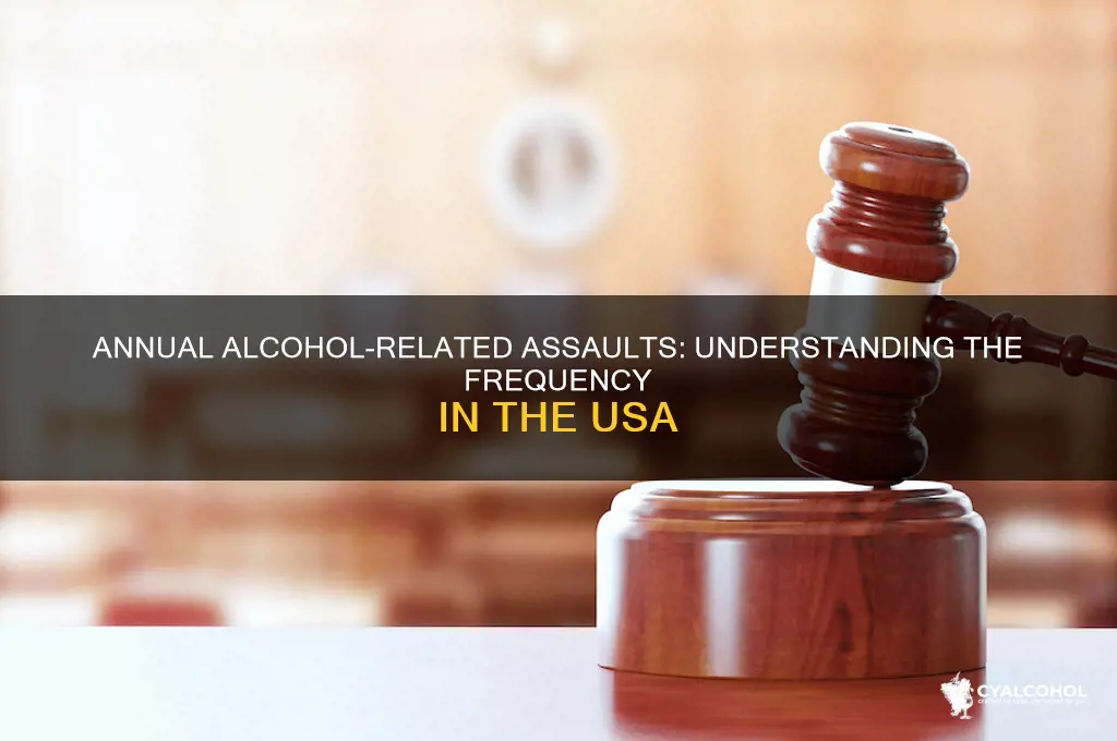 how many alcohol attacks per year in usa