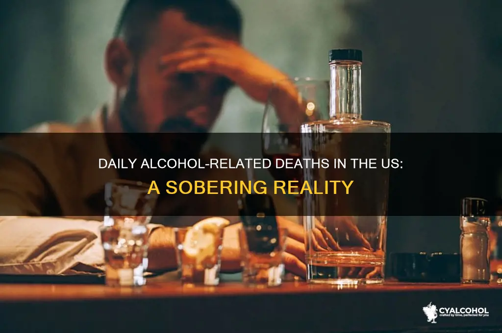 how many alcohol fatalities per day in us
