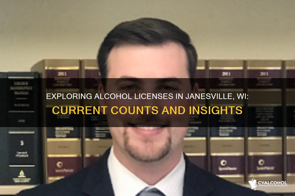 how many alcohol liceneses does janesville wi have