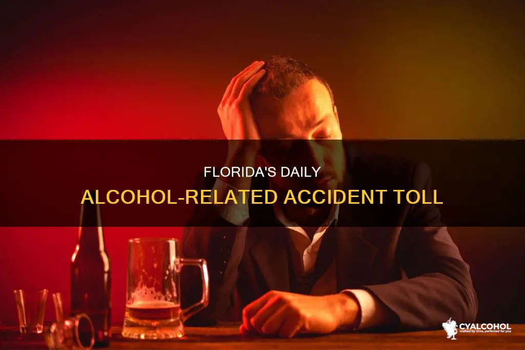 how many alcohol related accidents occur daily in florida