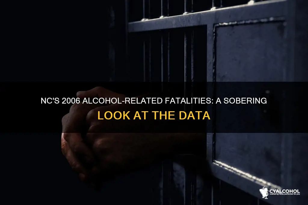 how many alcohol related deaths in nc 2006