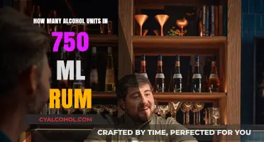 Understanding Alcohol Units: How Many Are in 750ml of Rum?