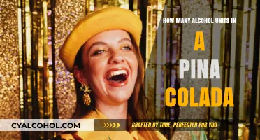 Pina Colada Alcohol Units: Unveiling the Tropical Cocktail's Hidden Measure