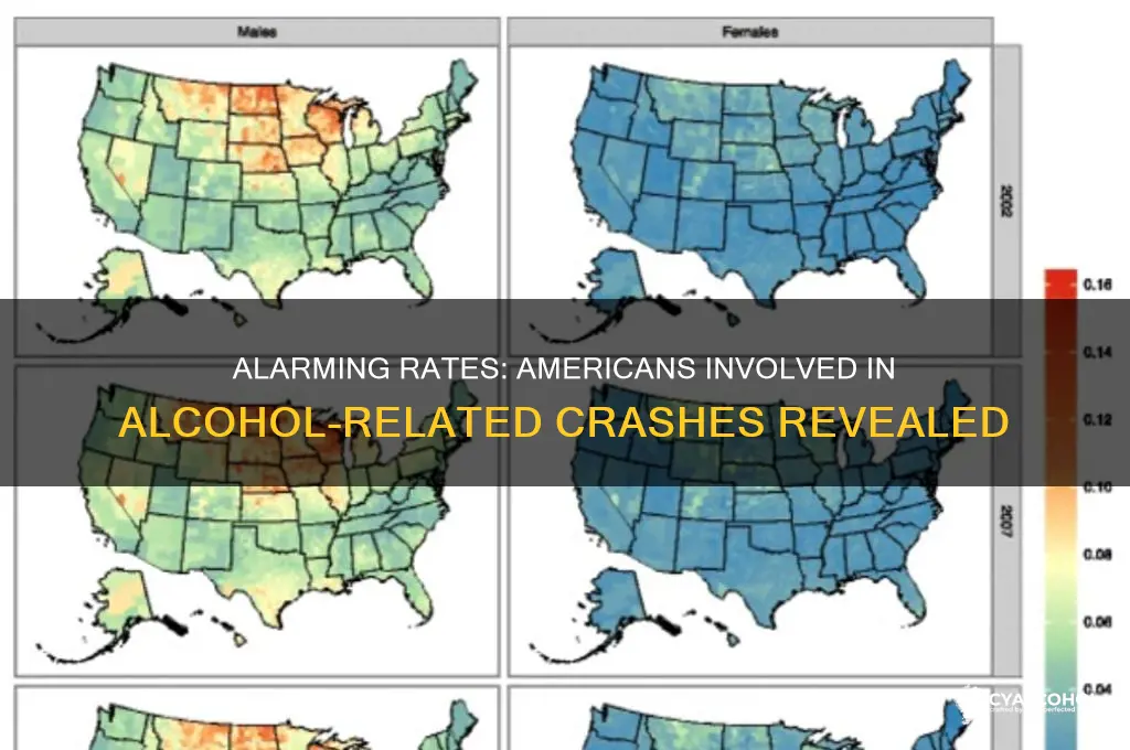 how many americans are involved in alcohol crashes
