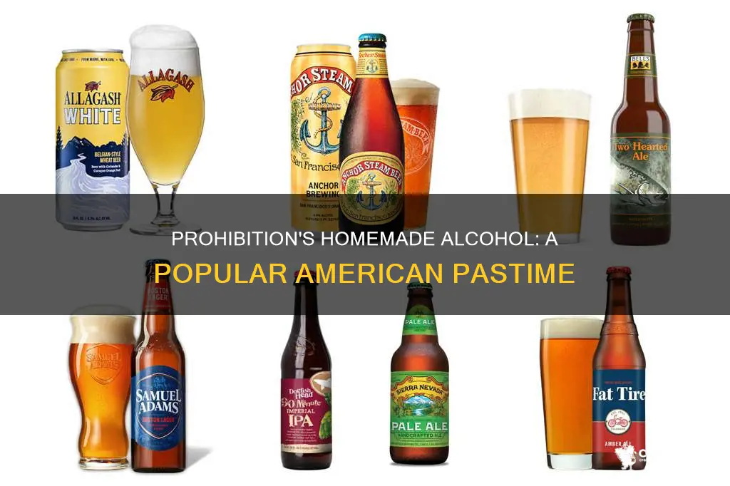 how many americans made their own alcohol during prohibition