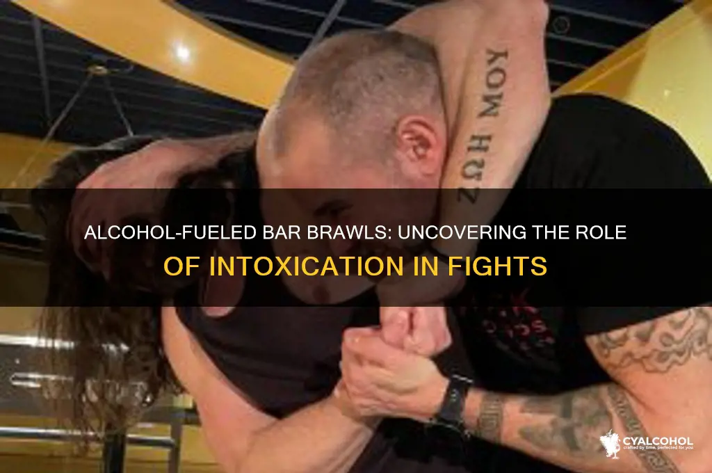 how many bar fights are due to alcohol