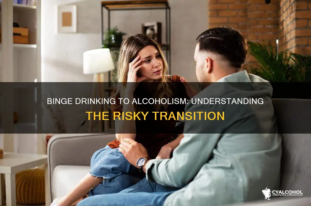 how many binge drinkers become alcoholics