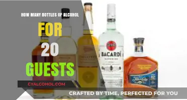 Alcohol Quantity Guide: Estimating Bottles for 20 Guests at Your Event