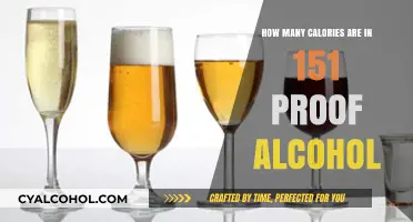 Calories in 151 Proof Alcohol: Uncovering the Hidden Count