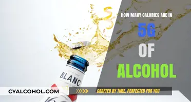 Calories in 5g of Alcohol: Understanding the Nutritional Impact