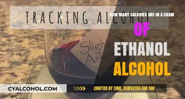 Calories in Alcohol: Ethanol Energy Explained
