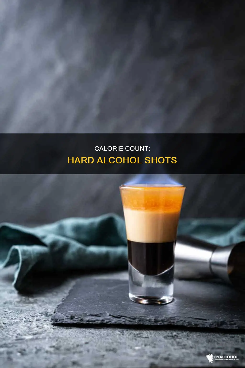 how many calories are in a shot of hard alcohol