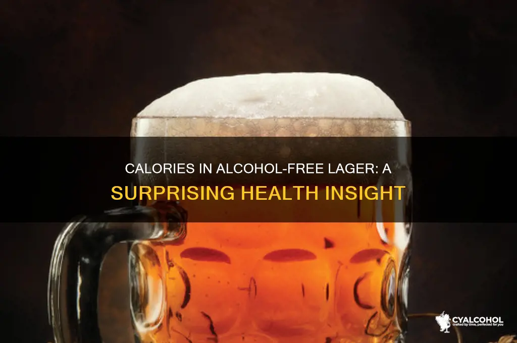 how many calories are in alcohol free lager