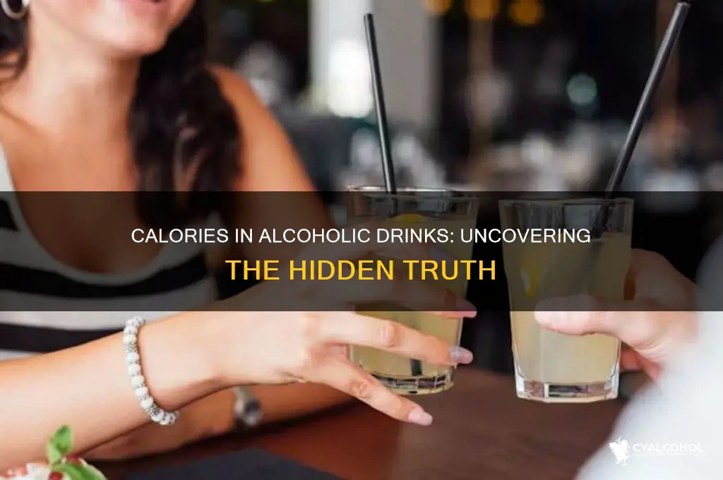 how many calories are in one alcoholic beverage