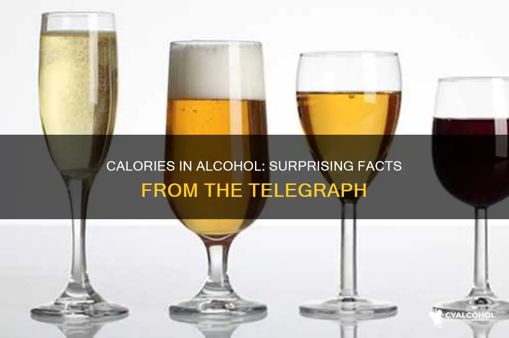 how many calories are in your alcohol telegraphtelegraph