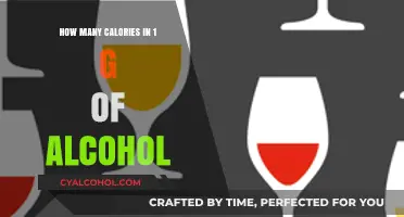 Calories in Alcohol: Understanding the Impact of 1 Gram