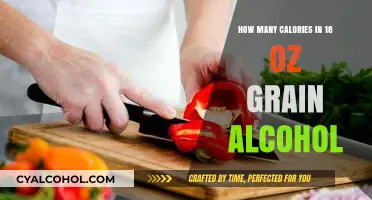 Calories in 18 oz Grain Alcohol: Nutritional Breakdown Explained