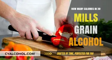 Calories in 30ml Grain Alcohol: Nutritional Breakdown Explained