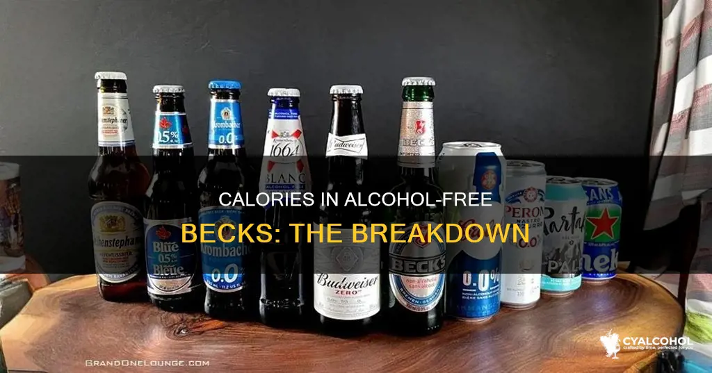 how many calories in a bottle of alcohol free becks