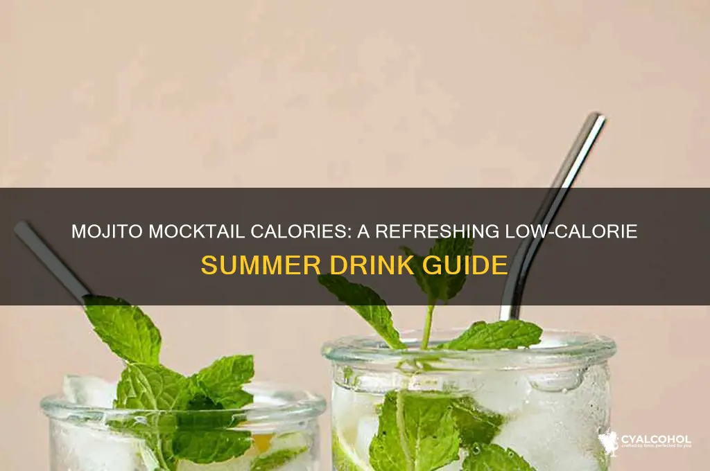 how many calories in a mojito without alcohol