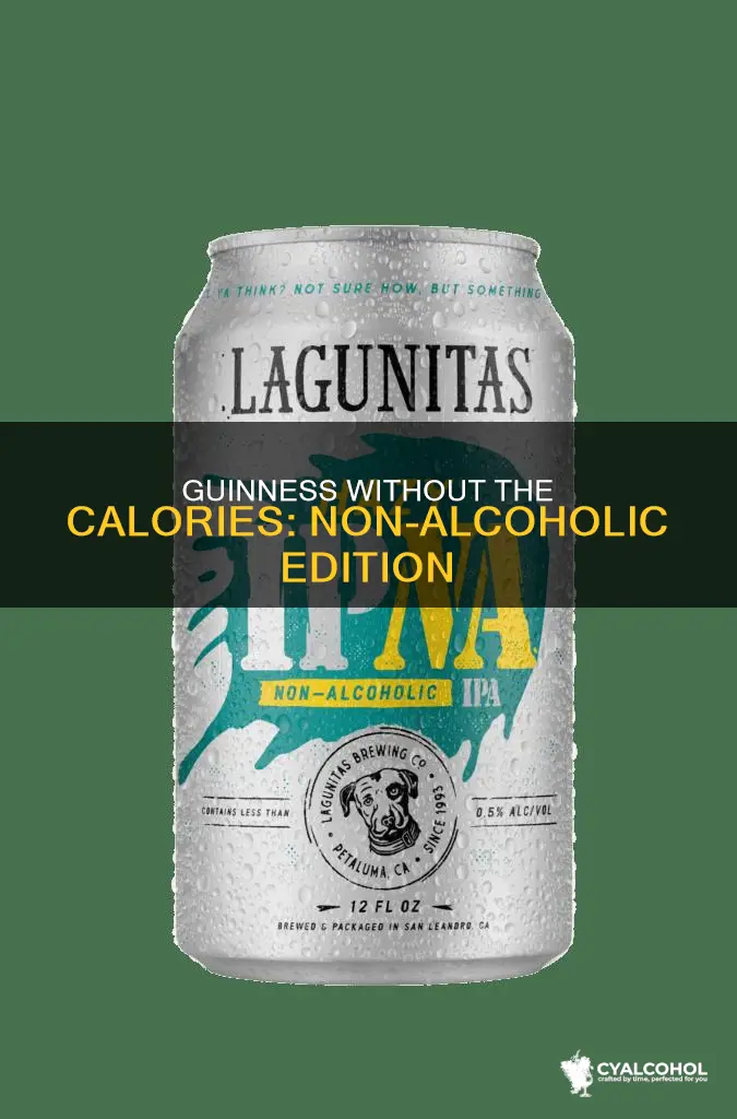 how many calories in a pint of non alcoholic guinness