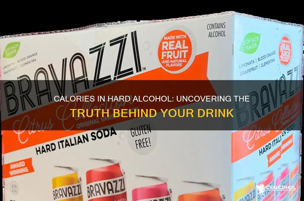 how many calories in hard alcohol