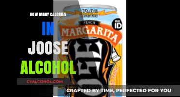 Joose Alcohol Calorie Count: Uncovering the Nutritional Facts