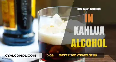 Calories in Kahlua: Uncovering the Alcoholic Coffee Liqueur's Nutritional Facts