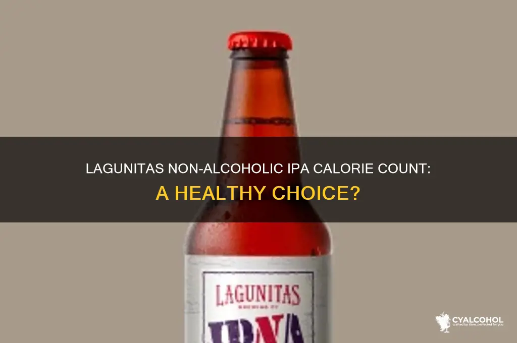 how many calories in lagunitas non alcoholic ipa