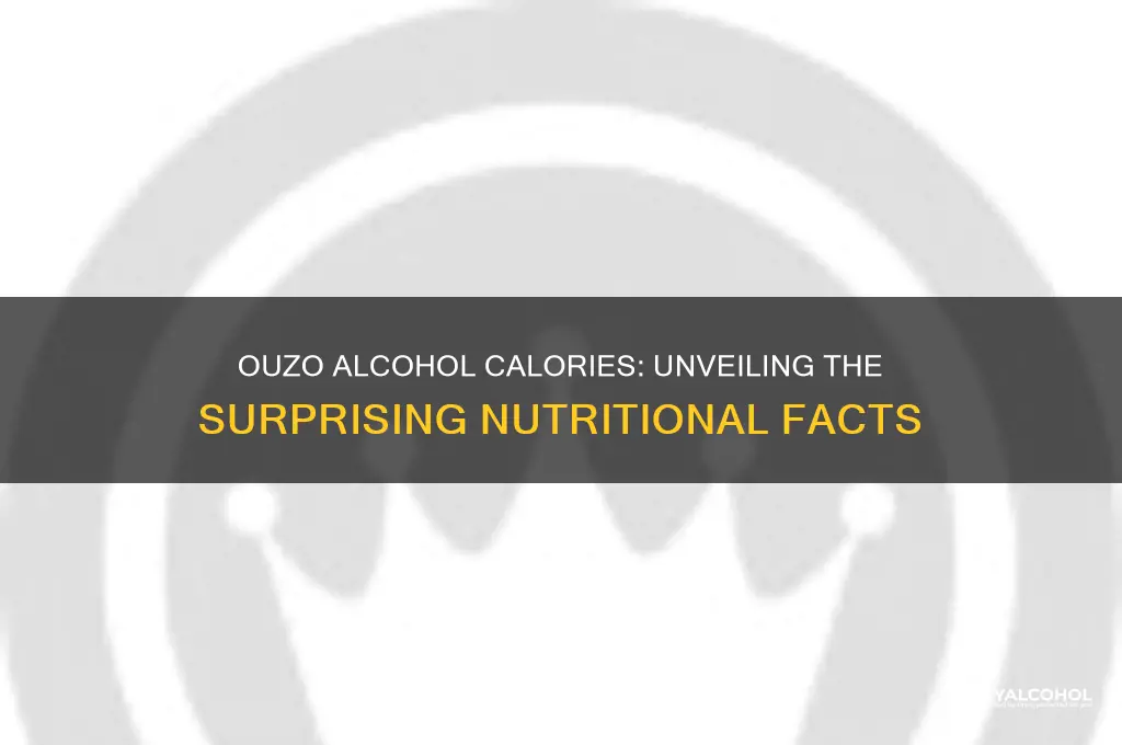 how many calories in ouzo alcohol
