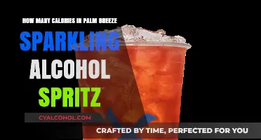 Calories in Palm Breeze Sparkling Alcohol Spritz?