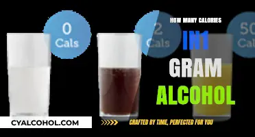 Calories in Alcohol: Understanding the Impact of 1 Gram