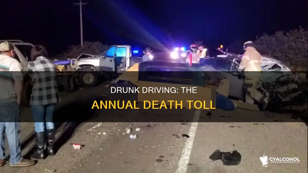 how many car accident per year dealing with alcohol