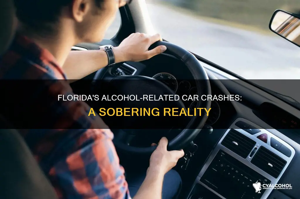 how many car crashes are alcohol related in florida