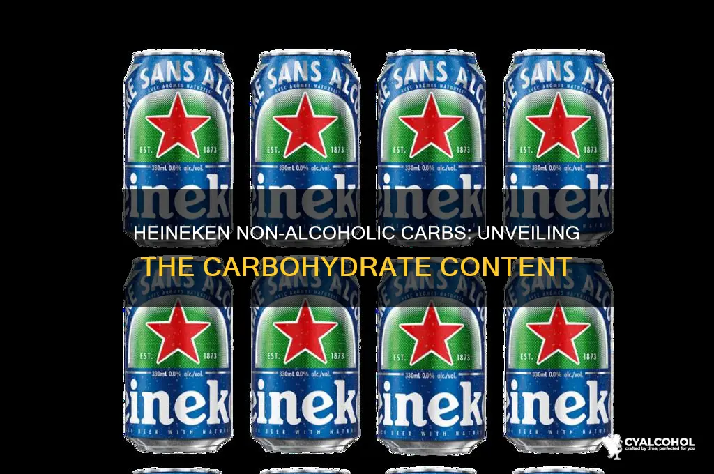 how many carbs does heineken non alcoholic have
