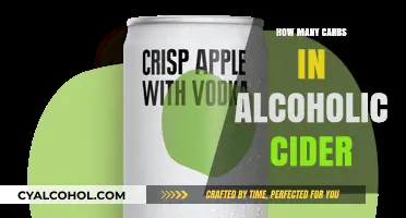 Carb Count in Alcoholic Cider: What You Need to Know